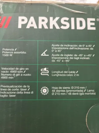 Sierra Ingletadora Parkside Nueva