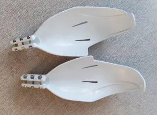 Protecciones de manillar UFO Plast Blancas