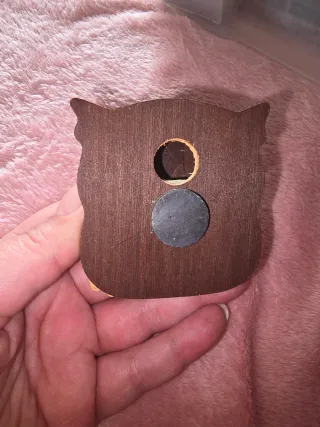 Búho imán y clip de Japón