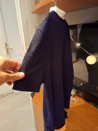 Polo Calvin Klein Azul y Blanco Talla M