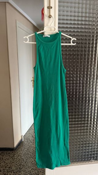 Vestido verde Zara
