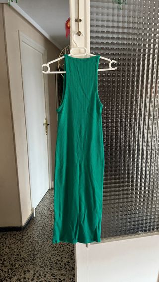 Vestido verde Zara