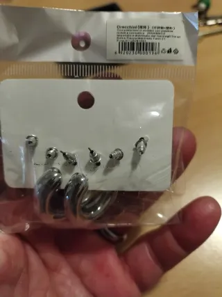 Orecchini in acciaio inossidabile