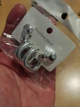 Orecchini in acciaio inossidabile