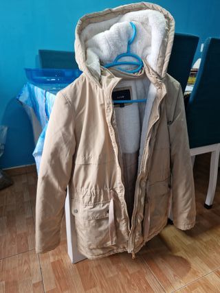 Parka chaqueta Kiabi Beige Talla S 36