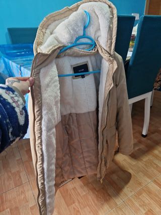 Parka chaqueta Kiabi Beige Talla S 36