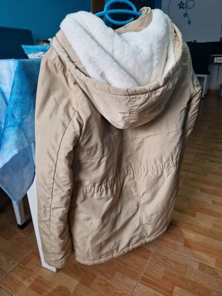 Parka chaqueta Kiabi Beige Talla S 36