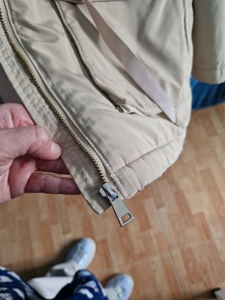 Parka chaqueta Kiabi Beige Talla S 36