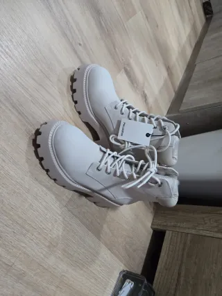 Botas Pull&Bear Talla 37 Beige