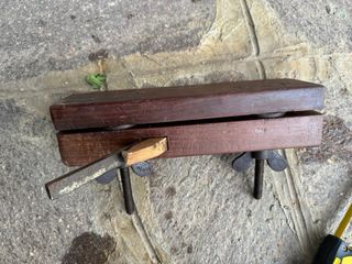 garlopa Pialla antica in legno regolabile 26x9cm