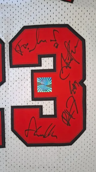 Maglia Jordan 23 autografata Chicago Bulls COA