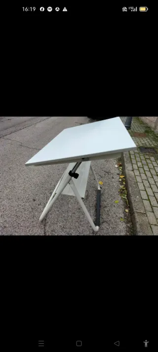 Mesa Dibujo Plegable Metal/Plástico