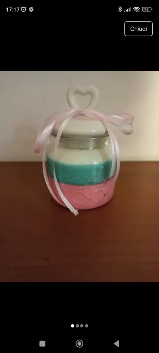 Candela decorativa a strati