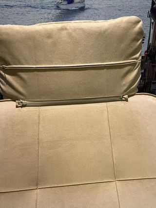 Chaise longue Sofá Bo beige 1 plaza. Lavable.