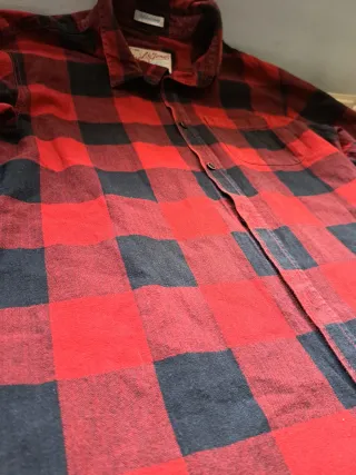 Camisa cuadros Jack & Jones roja y negra