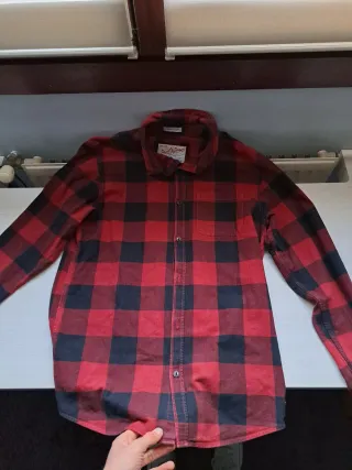 Camisa cuadros Jack & Jones roja y negra