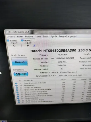 3 Discos Duros Portátiles 2.5 (320GB, 250GB, 250GB