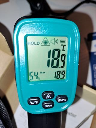 Termometro laser infrarossi con sonda per alimenti