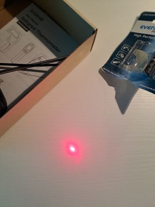 Termometro laser infrarossi con sonda per alimenti