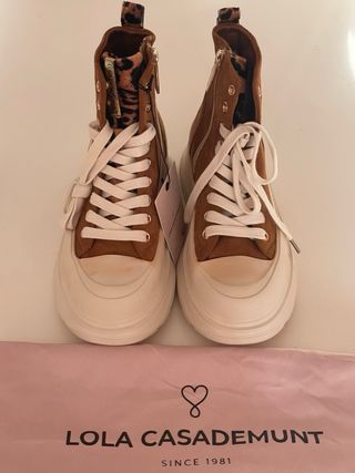 Botas Lola Casademunt Marrones Talla 36