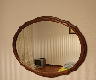 Cómoda + espejo madera / mármol