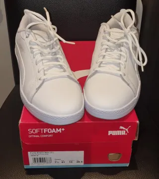 Zapatillas Puma mujer Smash Wns v2 L Blancas Talla