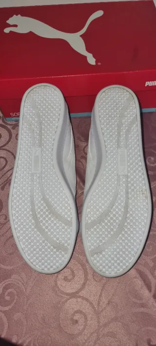 Zapatillas Puma mujer Smash Wns v2 L Blancas Talla