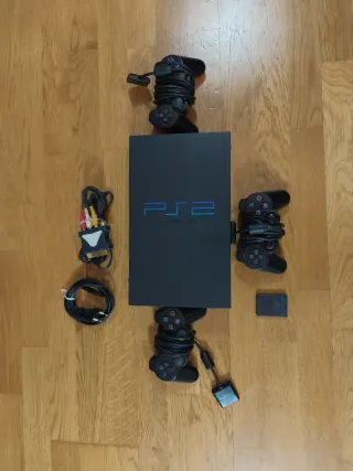 Consola PS2 Fat Negra