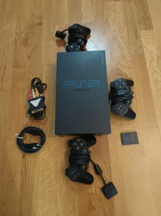 Consola PS2 Fat Negra