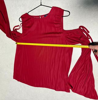 Blusa Marks & Spencer Roja Talla S