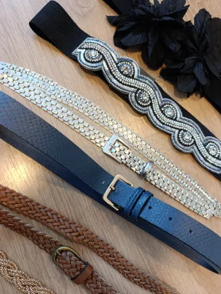 Lote 7 cinturones mujer