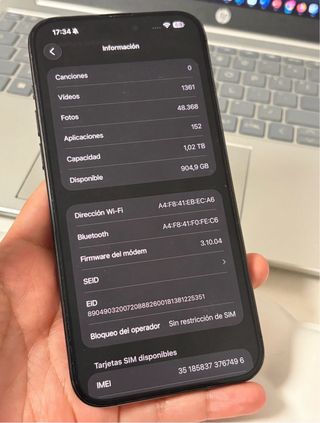 iPhone 15 Pro Max 1TB Negro Apple