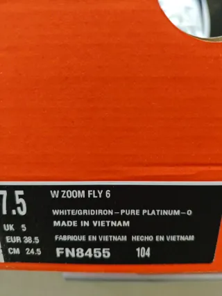 Zapatillas Nike Fly 6 Mujer