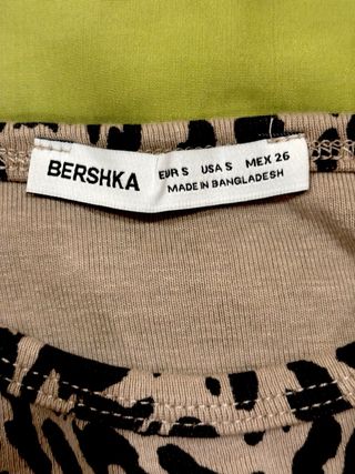 Camiseta manga larga estampado animal print