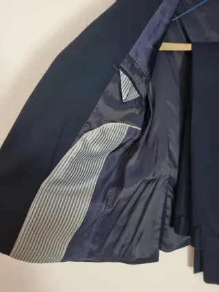 Traje de hombre Zara azul