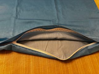 Federa cuscino Bertels 76x76 cm blu