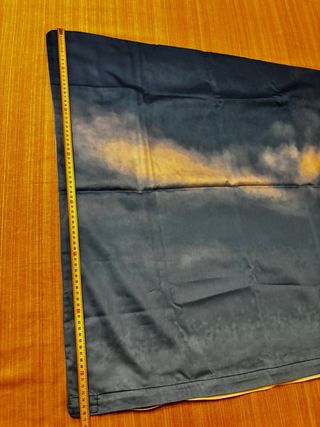 Federa cuscino Bertels 76x76 cm blu