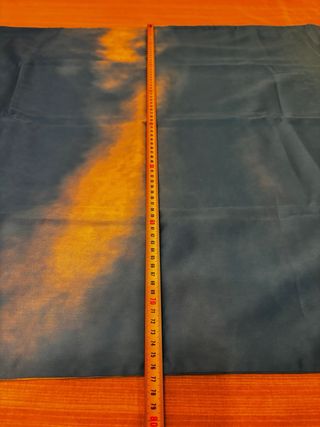 Federa cuscino Bertels 76x76 cm blu