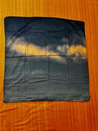 Federa cuscino Bertels 76x76 cm blu