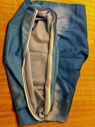 Federa cuscino Bertels 76x76 cm blu