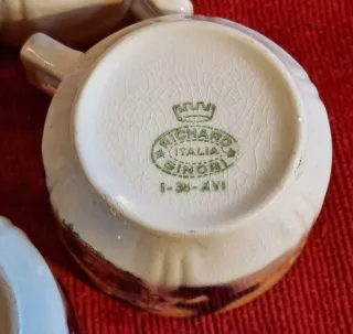 5 Tazzine Richard Ginori 1938