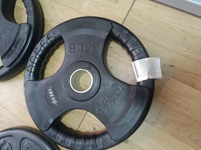 Discos de pesas 15kg y 33lb