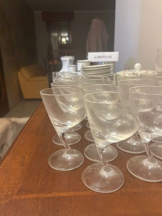 Set Bicchieri Vetro Trasparente