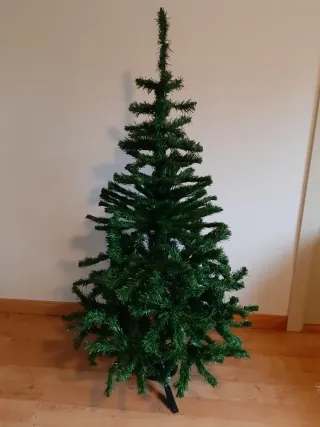 Árbol de Navidad artificial verde 160cm.
