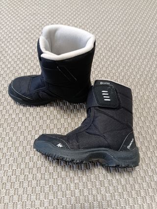 Botas de nieve infantiles negras
