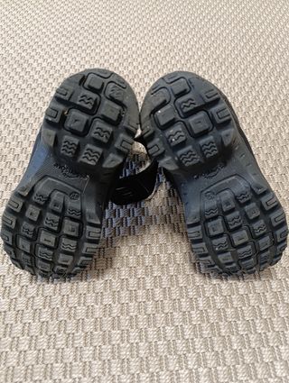 Botas de nieve infantiles negras