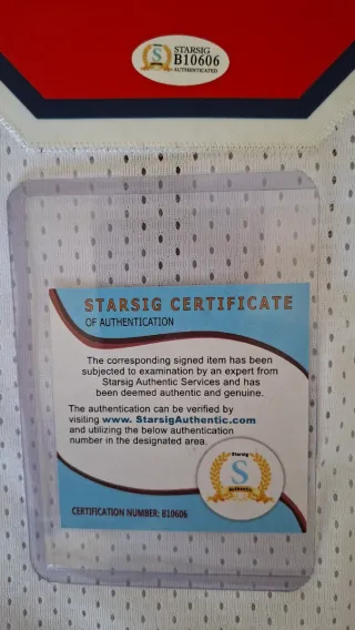 Maglia Micheal Jordan USA autografata con COA