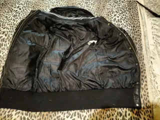 Piumino bambina nero 10-11 anni