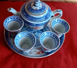 Set Tè/Sakè Cinese Vintage Zhongguo