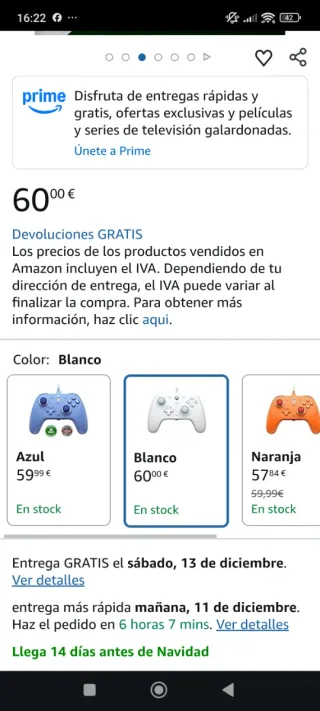 Mando GameSir G7 SE Xbox Blanco
